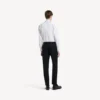Schmale, taillierte Herrenhose in Schwarz