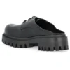 Sergent 20-mm-Pantoletten „Glattes Kalbsleder Schwarz“ 701392WBD401000