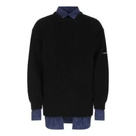 Shirt-Detail: Lagenpullover „Schwarz“ 675268T32151000