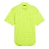Shirt mit durchgehendem Logo „Neon Yellow“ 534332TILX67110