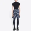 Shorts mit durchgehendem Scribble-Muster „Indigo“ 672410TLLJ48502