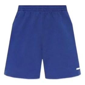 Shorts mit Logo-Print „Indigo Dirty White“ 676137TNVB64388