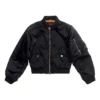 Shrunk-Bomberjacke „Black“ 746478TYD311000