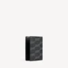 Signature-Brieftasche für Herren, vertikal gefaltet, aus BB Monogram-beschichtetem Canvas in Schwarz/Grau Signature-Brieftasche für Herren, vertikal gefaltet, aus BB Monogram-beschichtetem Canvas in Schwarz/Grau