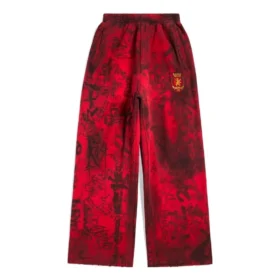 Skater-Graffiti-Baggy-Jogginghose „Red“ 740028TOVA86400