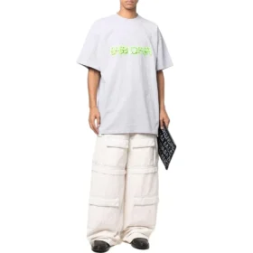 Slime Oversized-T-Shirt „Grey Green“ 676589TLVF11203