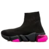 Speed 1.0 Sneaker „Clear Sole Black Fluo Pink“ 607543W2DBW1051