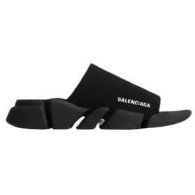 Speed 2.0 Sandalen aus recyceltem Strick „Black“ 711453W2DB11000