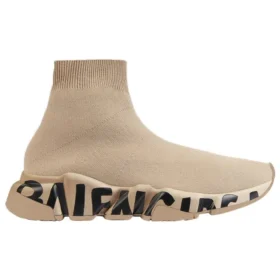 Speed Graffiti Sneaker „Beige Knit Black Graffiti Sole Unit“ 605942W2DB79710