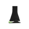 Speed Graffiti Sneaker „Schwarzer Strick mit neongrüner Graffiti-Sohle“ 605972W05GY1935