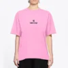 Sponsor-T-Shirt mit Rundhalsausschnitt, rosa/rot 612965TJVD95764