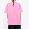 Sponsor-T-Shirt mit Rundhalsausschnitt, rosa/rot 612965TJVD95764