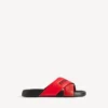 Sportliche Pool-Sandalen für Herren in Schwarz/Rot Sportliche Pool-Sandalen für Herren in Schwarz/Rot