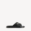 Sportliche Pool-Sandalen für Herren in Schwarz/Weiß Sportliche Pool-Sandalen für Herren in Schwarz/Weiß