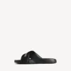 Sportliche Pool-Sandalen für Herren in Schwarz/Weiß Sportliche Pool-Sandalen für Herren in Schwarz/Weiß