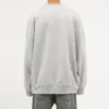 Sportlicher Rundhalspullover mit B-Crest-Logo „Grey“ 671125TLV601300