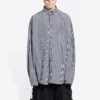 Sporty B Cosy Shirt „Black White“ 681004TLM111070