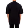 Sporty B T-Shirt mit Rundhalsausschnitt „Schwarz“ 657059TKV901069