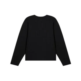 Sprachen Rundhals-Strickpullover „Black Multicolor“ 646491T15952771
