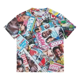 SS21 Bedrucktes Baumwoll-T-Shirt, mehrfarbig 612964TIV658470
