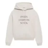 SS21 Fashion Week – Geschrumpftes Kapuzensweatshirt Grau 657683TKV852984
