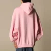 SS21 Hoodie mit Aufdruck, rosa 641529TJVI61401