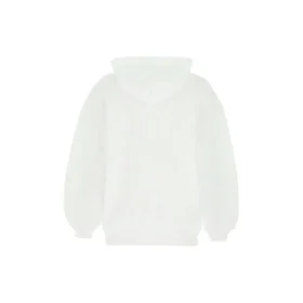 SS21 Hoodie mit Logo-Aufdruck, Weiß, 641529TJVI69040