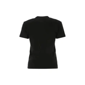 SS21 Logo-Aufdruck Baumwolle Schwarz 612964TJVD91034