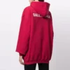 SS21 Logo Hoodie in mittlerer Passform „Rot“ 578135TIV846295