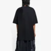 SS21 Logo-Muster Rundhalsausschnitt Kurzarm Unisex Schwarz 641655TKV711069