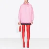 SS21 Loose Version Back Alphabet Hoodie Pink 578135TJVA85700
