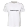 SS21 Lässiges T-Shirt mit Alphabet-Logo-Aufdruck, groß, kurzärmelig, weiß 612965TIV549040