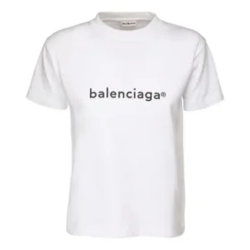 SS21 Lässiges T-Shirt mit Alphabet-Logo-Aufdruck, groß, kurzärmelig, weiß 612965TIV549040