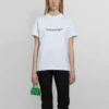 SS21 Lässiges T-Shirt mit Alphabet-Logo-Aufdruck, groß, kurzärmelig, weiß 612965TIV549040