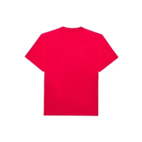 SS21 Unisex-T-Shirt mit Alphabet-Aufdruck, kurzärmelig, rot 651795TKV816295