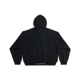 SS23 I love Balenciaga Hoodie „Schwarz“ 742603TOVH59034