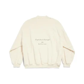 SS24-Logo mit Noten-Sweater „Beige“ 699212TMVO69069