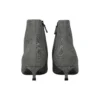 Stiefel aus Wolle mit Karomuster und spitzer Zehenpartie „Grey“ 579218W1SR01214