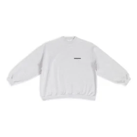 Strike 1917 Oversize-Pullover mit Rundhalsausschnitt „Hellgrau“ 699212TMVH21023
