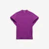 Strukturiertes Damen-T-Shirt in Violett Strukturiertes Damen-T-Shirt in Violett