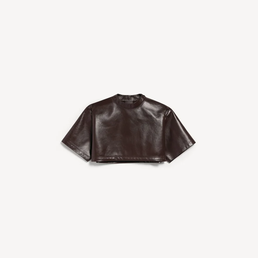 Super-Cropped-Top für Damen in Braun Super-Cropped-Top für Damen in Braun
