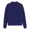 Sweatshirt mit diagonalem Logo „Blue“ 583080T15244160