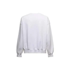 Sweatshirt mit Rundhalsausschnitt und Schriftzug-Logo „Weiß“ 697869TMVB59040
