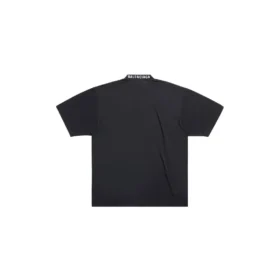 T-Shirt in mittlerer Passform „Black Faded“ 739784TOVF49034