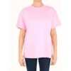 T-Shirt mit Alphabet-Logo-Aufdruck, locker sitzend, kurzärmelig „Pink“ 612965TIVG55700
