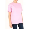 T-Shirt mit Alphabet-Logo-Aufdruck, locker sitzend, kurzärmelig „Pink“ 612965TIVG55700