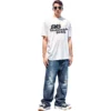 T-Shirt mit handgezeichnetem BB Icon, mittlere Passform „Weiß Schwarz“ 612966TNVN49040