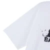 T-Shirt mit handgezeichnetem BB Icon, mittlere Passform „Weiß Schwarz“ 612966TNVN49040