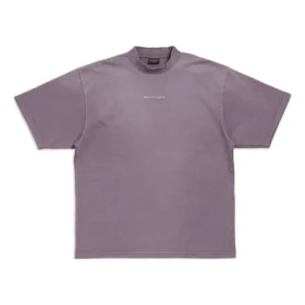 T-Shirt mit Rückenprint, mittlere Passform „Purple Grey“ 764235TPVK15500