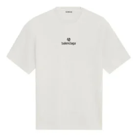 T-Shirt mit Rundhalsausschnitt und Sponsorenlogo, weiß 612965TJVD99054